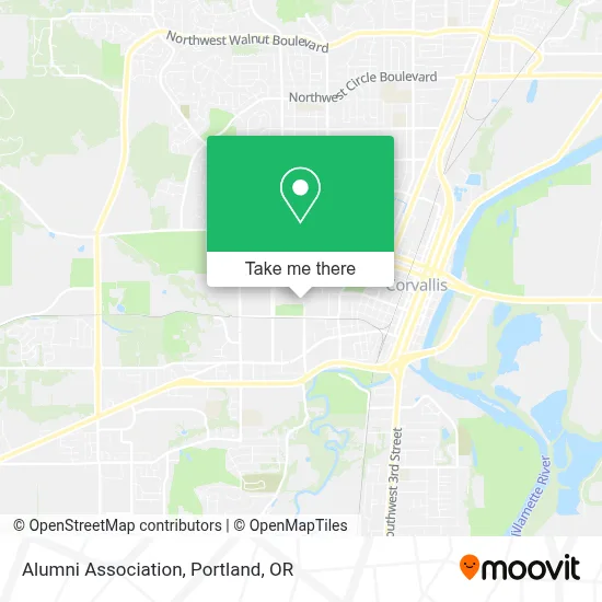 Alumni Association map
