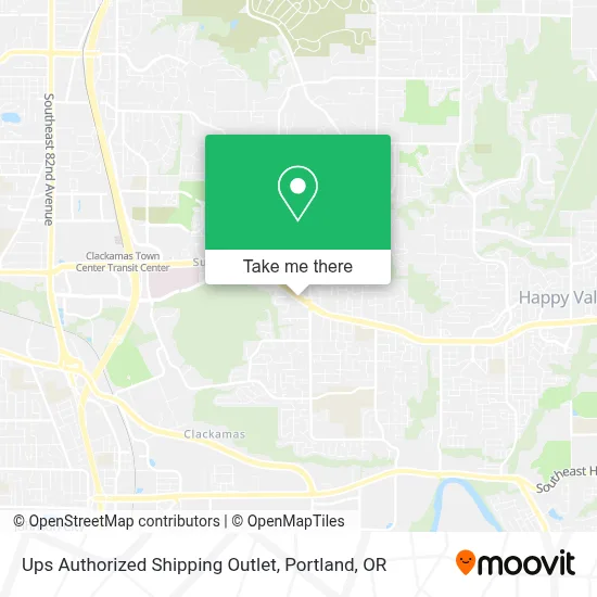 Ups Authorized Shipping Outlet map