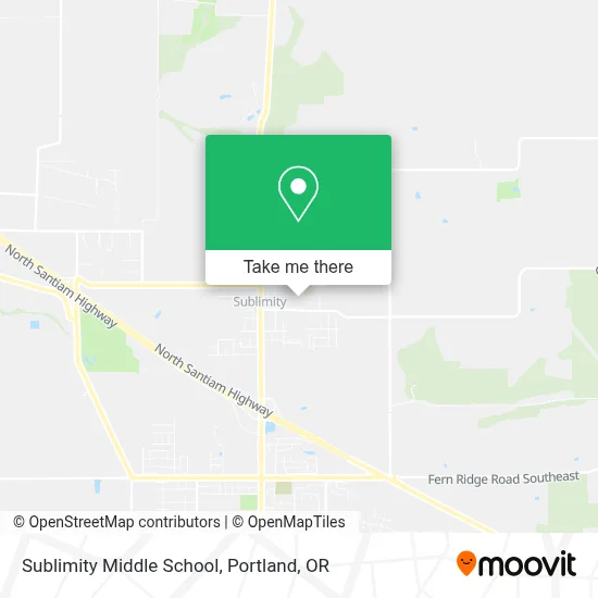 Sublimity Middle School map