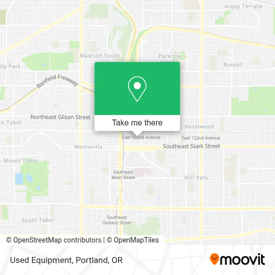 Used Equipment map
