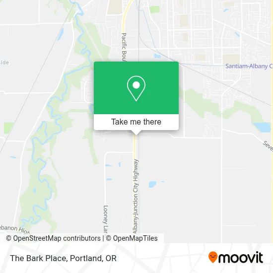 The Bark Place map