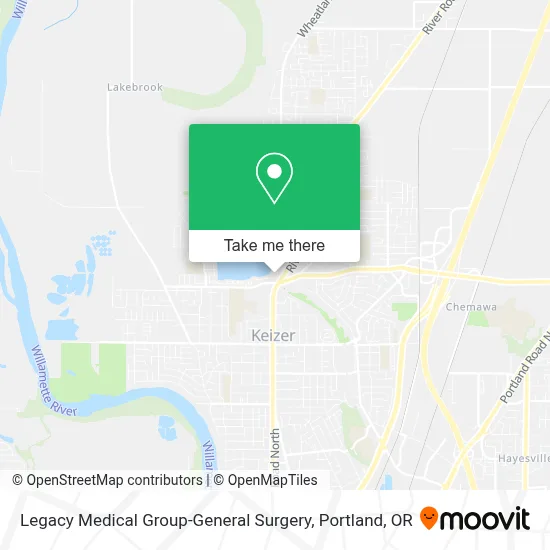 Legacy Medical Group-General Surgery map