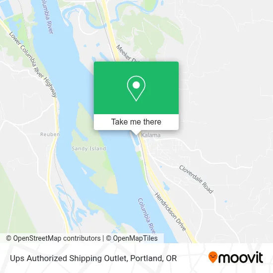 Ups Authorized Shipping Outlet map