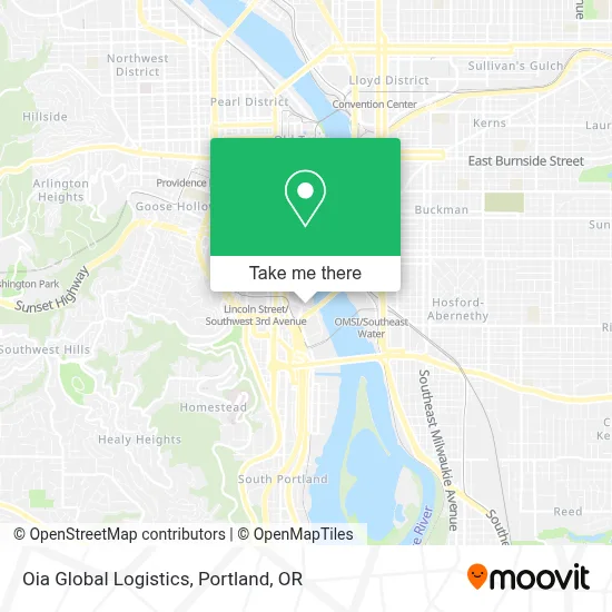 Oia Global Logistics map