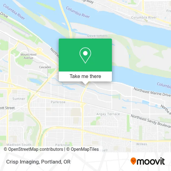 Crisp Imaging map