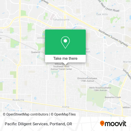 Pacific Diligent Services map