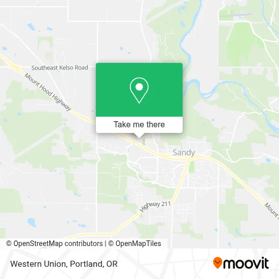 Western Union map