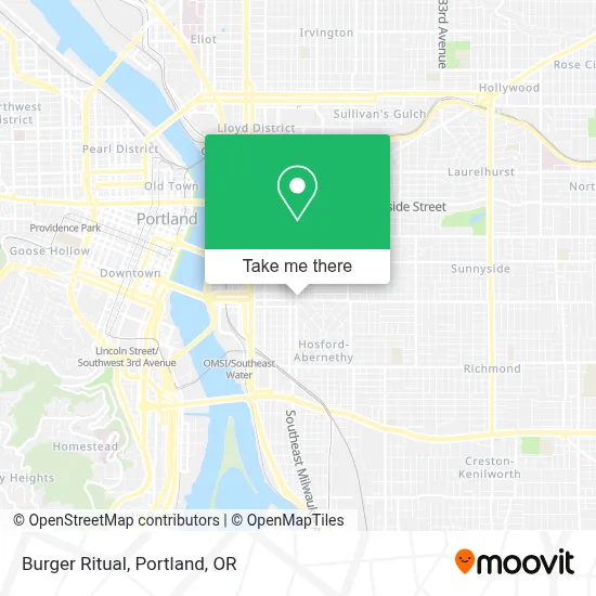 Burger Ritual map