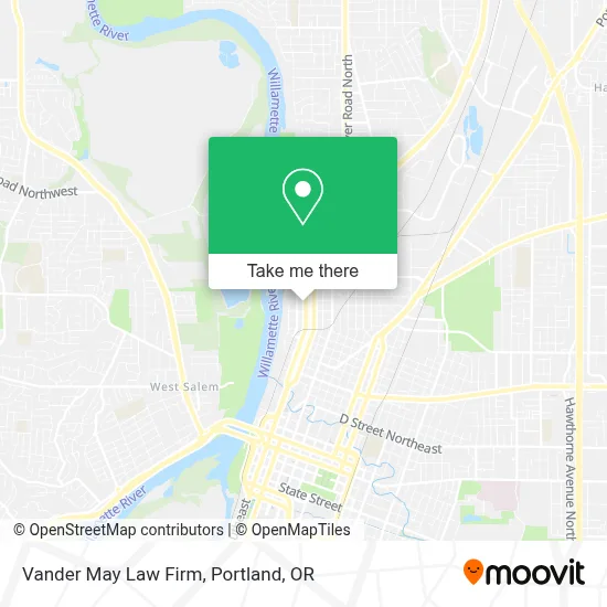 Vander May Law Firm map