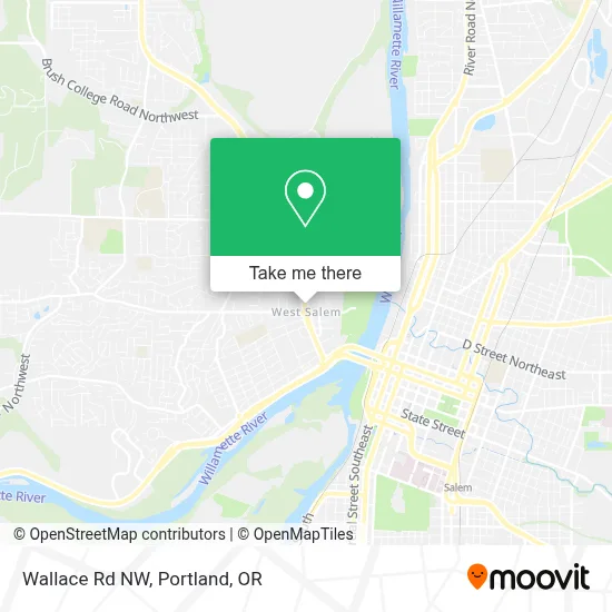 Wallace Rd NW map