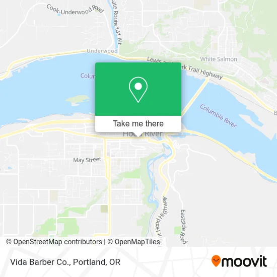 Vida Barber Co. map