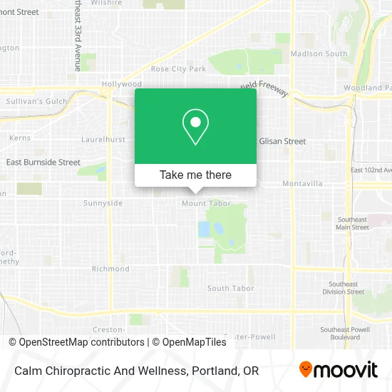 Calm Chiropractic And Wellness map