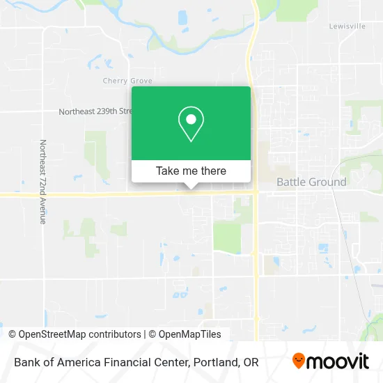 Bank of America Financial Center map