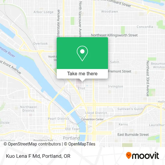 Kuo Lena F Md map