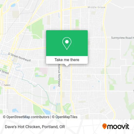 Dave's Hot Chicken map