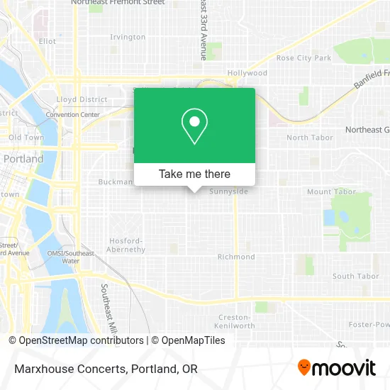 Marxhouse Concerts map