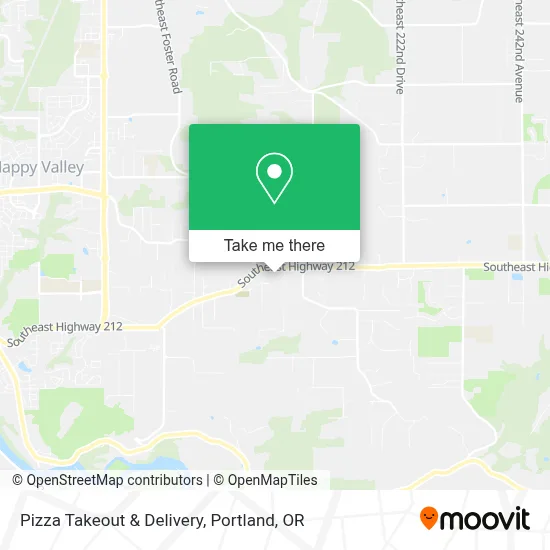 Pizza Takeout & Delivery map