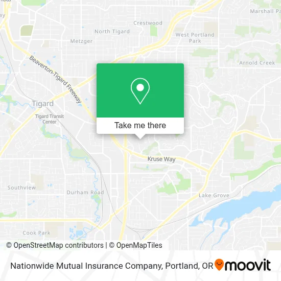 Nationwide Mutual Insurance Company map