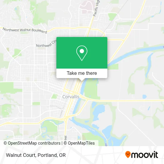 Walnut Court map