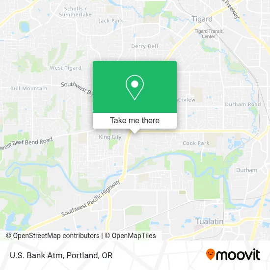 U.S. Bank Atm map