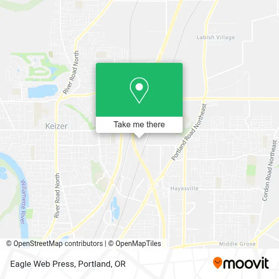Eagle Web Press map