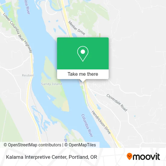 Kalama Interpretive Center map