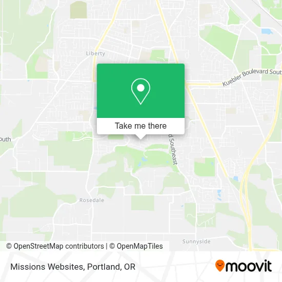 Missions Websites map