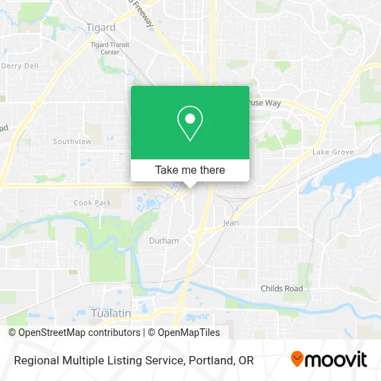 Regional Multiple Listing Service map