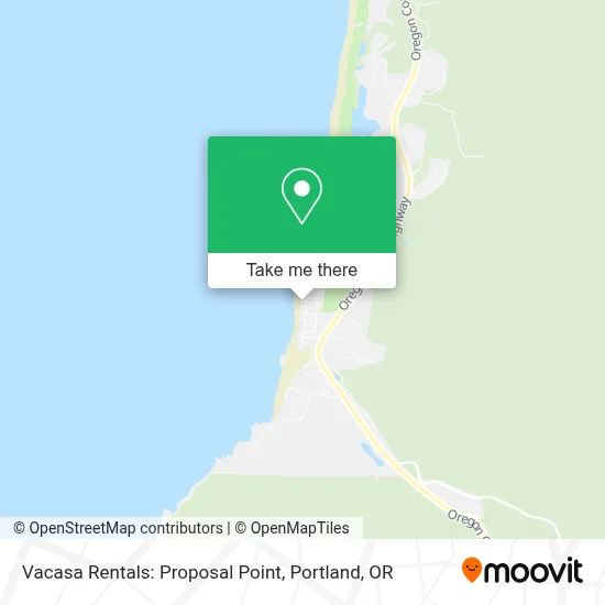 Vacasa Rentals: Proposal Point map