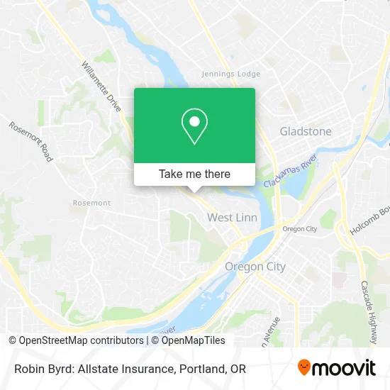 Robin Byrd: Allstate Insurance map