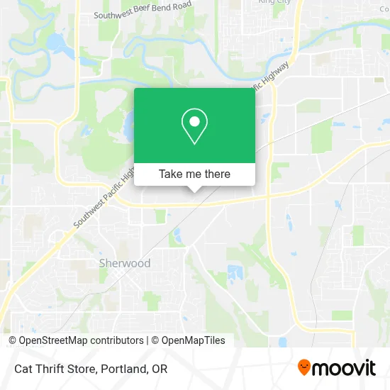 Cat Thrift Store map