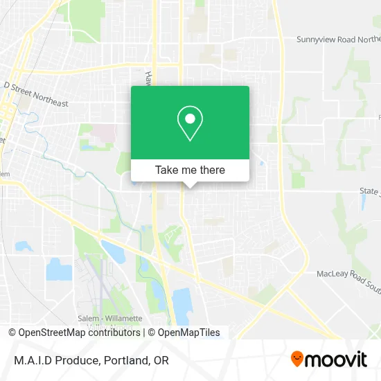 M.A.I.D Produce map