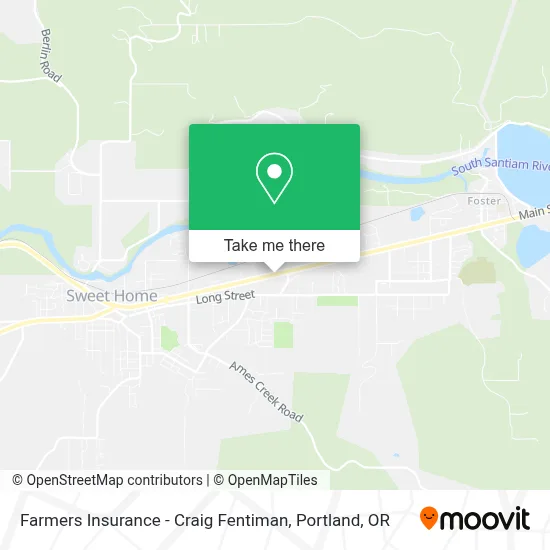 Farmers Insurance - Craig Fentiman map