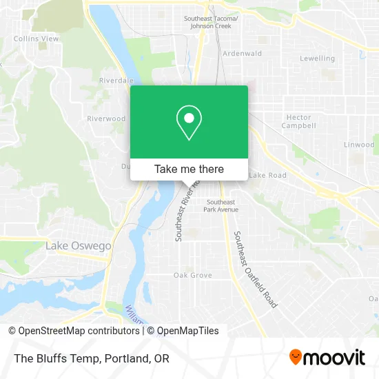 The Bluffs Temp map