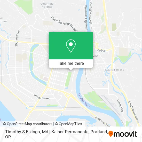 Timothy S Elzinga, Md | Kaiser Permanente map