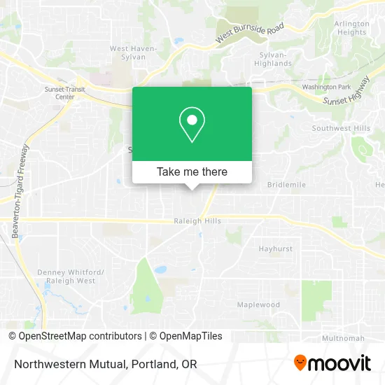 Northwestern Mutual map