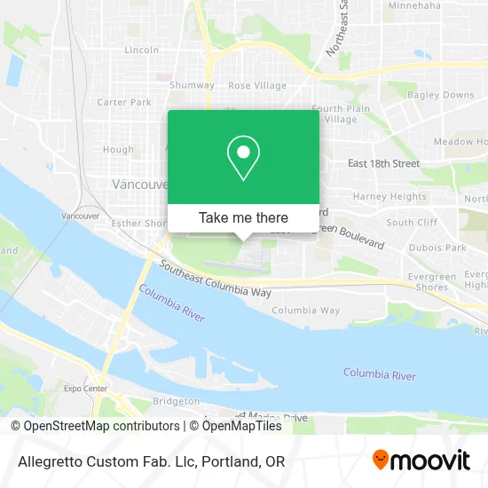 Allegretto Custom Fab. Llc map