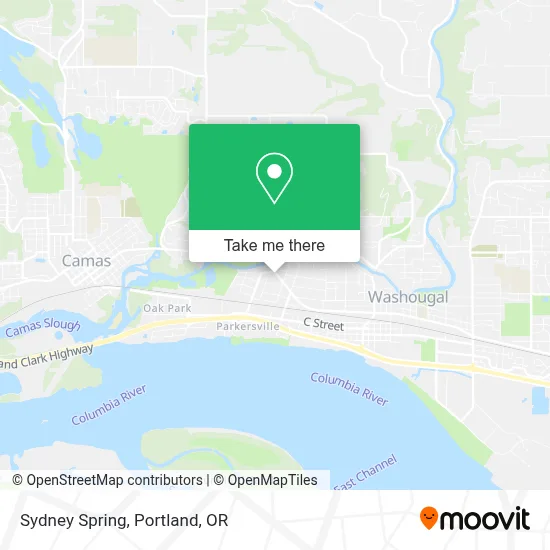 Sydney Spring map
