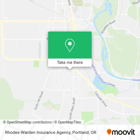 Rhodes-Warden Insurance Agency map