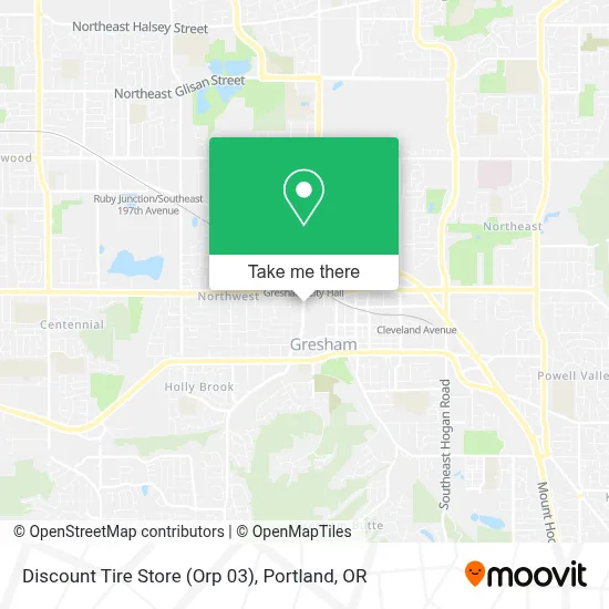 Discount Tire Store (Orp 03) map