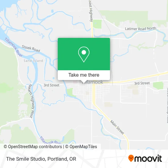 The Smile Studio map