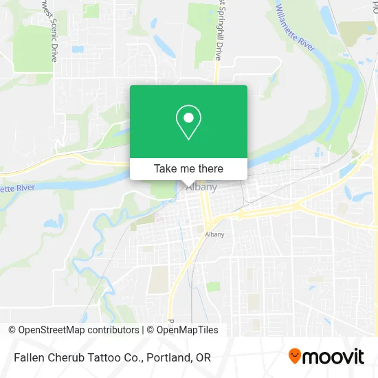 Fallen Cherub Tattoo Co. map