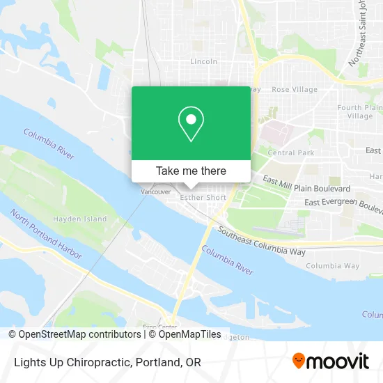Lights Up Chiropractic map