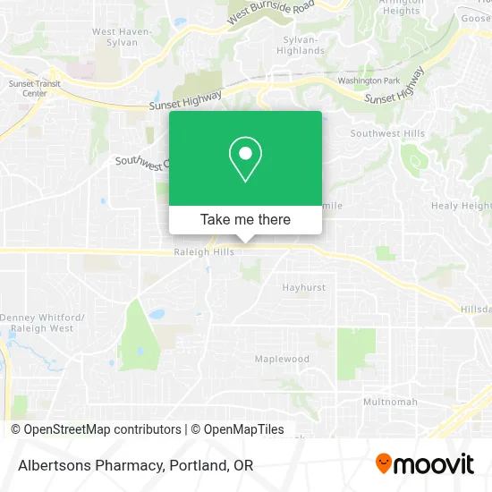 Albertsons Pharmacy map