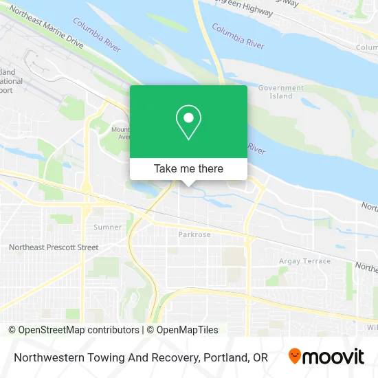 Northwestern Towing And Recovery map
