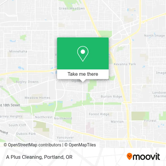 A Plus Cleaning map