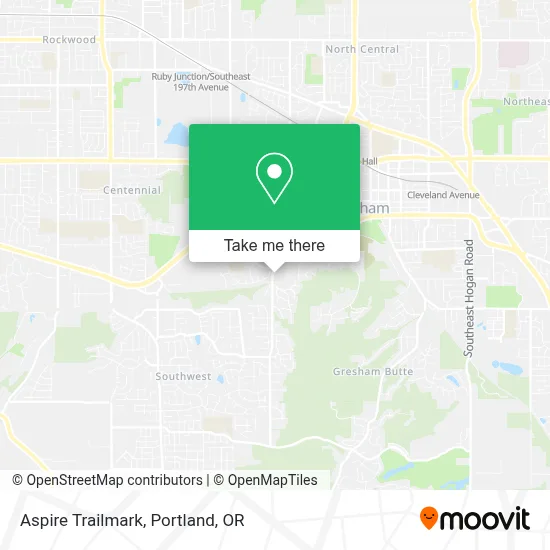 Aspire Trailmark map