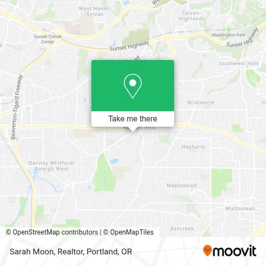 Sarah Moon, Realtor map