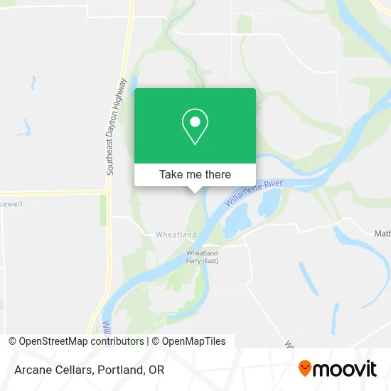 Arcane Cellars map