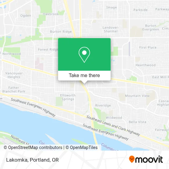 Lakomka map